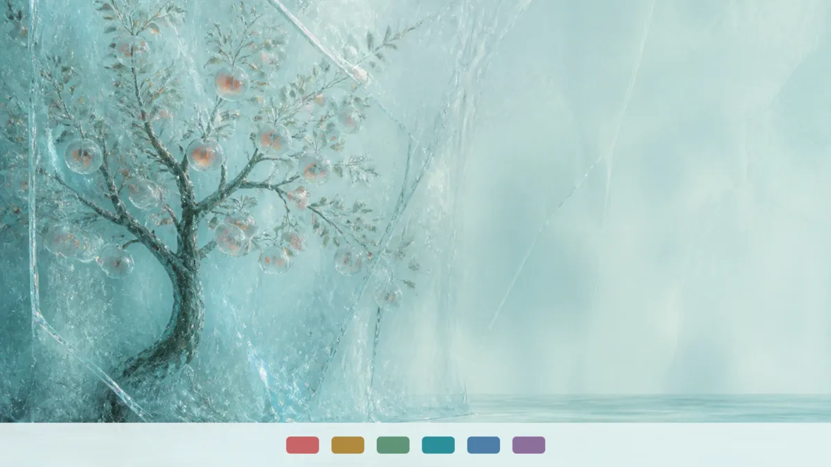 Cryogenic Orchard theme screenshot